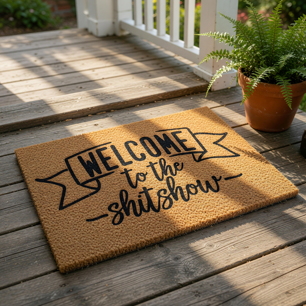 doormat, doormats, funny doormat, funny doormats, welcome mat, door mat, housewarming gift, front door mat, funny welcome mat, funny welcome, welcome doormat, new home gift, coir doormat