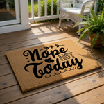 doormat, doormats, funny doormat, funny doormats, welcome mat, door mat, housewarming gift, nope doormat, Sarcastic Doormat, funny welcome mat, Introvert Doormat, Go Away Doormat, Unwelcome Mat
