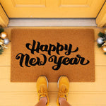 Happy New Year Doormat New Years Eve Decor Holiday Gift 3484