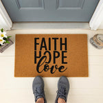 doormat, doormats, funny doormat, funny doormats, welcome mat, door mat, christian gift, entry mat, faith gift, Housewarming Gift, Religious Gift, House Warming Gift, Faith Inspired Gift