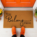 doormat, doormats, funny doormat, funny doormats, welcome mat, door mat, housewarming gift, new home gift, Closing Gift, welcome doormat, entryway doormat, you belong here mat, housewarming present