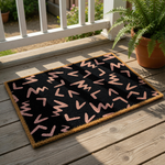 doormat, doormats, funny doormat, funny doormats, welcome mat, door mat, Housewarming Gift, Geometric Doormat, front door mat, new home gift, geometric mat, Entryway Rug, entryway mat