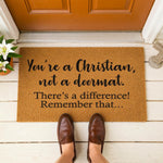 doormat, doormats, funny doormat, funny doormats, welcome mat, door mat, housewarming gift, christian doormat, christian gift, religious doormat, Coir Doormat, funny door mat, Closing Gift