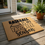 doormat, doormats, funny doormat, funny doormats, welcome mat, door mat, Baseball Doormat, housewarming gift, Sports Doormat, baseball gift, New Home Gift, Baseball Family, Baseball Welcome Mat