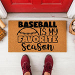 doormat, doormats, funny doormat, funny doormats, welcome mat, door mat, Baseball Doormat, housewarming gift, Sports Doormat, baseball gift, New Home Gift, Baseball Family, Baseball Welcome Mat