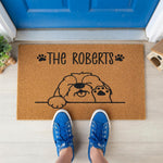 doormat, doormats, funny doormat, funny doormats, welcome mat, door mat, housewarming gift, personalized doormat, new home gift, custom welcome mat, shih tzu doormat, Dog Lover Gift, mothers day gift