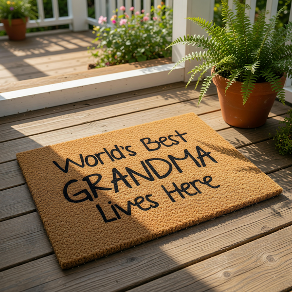 doormat, doormats, funny doormat, funny doormats, welcome mat, door mat, grandma gift, housewarming gift, custom doormat, Personalized Doormat, Gift for Grandma, mothers day gift, grandma doormat