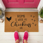 doormat, doormats, funny doormat, funny doormats, welcome mat, door mat, chicken lover gift, housewarming gift, funny welcome mat, front door mat, front porch mat, New Home Gift, coir doormat