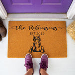 doormat, doormats, funny doormat, funny doormats, welcome mat, door mat, housewarming gift, custom doormat, horse doormat, personalized mat, Personalized doormat, horse lover gift, coir doormat