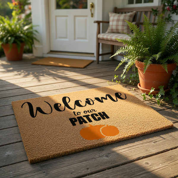doormat, doormats, funny doormat, funny doormats, welcome mat, door mat, pumpkin doormat, fall doormat, halloween doormat, autumn doormat, fall welcome mat, Front Door Mat, fall pumpkin doormat