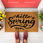 doormat, doormats, funny doormat, funny doormats, welcome mat, door mat, housewarming gift, Front Door Mat, Hello Spring Doormat, Spring Welcome Mat, front door decor, spring door mat, cute welcome mat