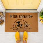 doormat, doormats, funny doormat, funny doormats, welcome mat, door mat, housewarming gift, personalized doormat, custom doormat, dog lover gift, new home gift, dog mom gift, personalized gift