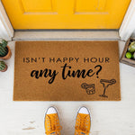 doormat, doormats, funny doormat, funny doormats, welcome mat, door mat, housewarming gift, funny welcome mat, happy hour doormat, Funny Door Mat, wine lover doormat, cocktail door mat, housewarming mat