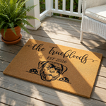 doormat, doormats, funny doormat, funny doormats, welcome mat, door mat, Housewarming Gift, dog lover gift, Custom Doormat, Dog Welcome Mat, personalized doormat, custom dog doormat, dog mom gift