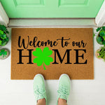 doormat, doormats, funny doormat, funny doormats, welcome mat, door mat, st patricks day, St Patricks Day Mat, Spring Doormat, Front Door Mat, Welcome Doormat, Shamrock Door Mat, coir doormat