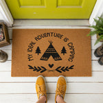 doormat, doormats, funny doormat, funny doormats, welcome mat, door mat, camping doormat, housewarming gift, camping gift, camper doormat, camping decor, camper gift, outdoor doormat