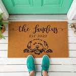 doormat, doormats, funny doormat, funny doormats, welcome mat, door mat, Housewarming Gift, dog lover gift, Custom Doormat, personalized doormat, custom dog doormat, dog mom gift, pet lover gift