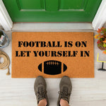 doormat, doormats, funny doormat, funny doormats, welcome mat, door mat, Football Doormat, Housewarming Gift, Football Lover Gift, Football Gift, Sports Doormat, football fan gift, Football Welcome Mat