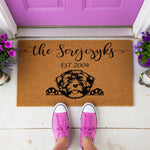 doormat, doormats, funny doormat, funny doormats, welcome mat, door mat, Housewarming Gift, dog lover gift, Custom Doormat, personalized doormat, custom dog doormat, dog mom gift, pet lover gift