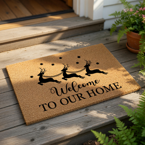 doormat, doormats, funny doormat, funny doormats, welcome mat, door mat, Christmas Doormat, Reindeer Doormat, holiday doormat, Christmas Gift, Winter Doormat, christmas door mat, holiday door mat