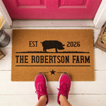 doormat, doormats, funny doormat, funny doormats, welcome mat, door mat, housewarming gift, personalized doormat, custom doormat, custom welcome mat, farm doormat, personalized mat, front door mat