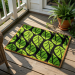 doormat, doormats, funny doormat, funny doormats, welcome mat, door mat, front door mat, housewarming gift, non slip doormat, entryway rug, entryway doormat, outdoor mat, tropical leaf mat