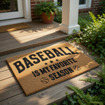 doormat, doormats, funny doormat, funny doormats, welcome mat, door mat, Baseball Doormat, housewarming gift, Sports Doormat, baseball gift, New Home Gift, Baseball Welcome Mat, Personalized Doormat