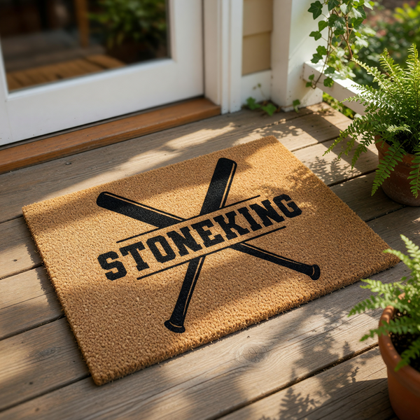 doormat, doormats, funny doormat, funny doormats, welcome mat, door mat, baseball doormat, Personalized Doormat, housewarming gift, Custom Doormat, baseball gift, custom welcome mat, baseball welcome mat