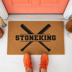 doormat, doormats, funny doormat, funny doormats, welcome mat, door mat, baseball doormat, Personalized Doormat, housewarming gift, Custom Doormat, baseball gift, custom welcome mat, baseball welcome mat
