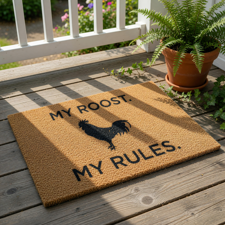 doormat, doormats, funny doormat, funny doormats, welcome mat, door mat, housewarming gift, chicken lover gift, Funny Welcome Mat, front door mat, farm lover gift, Farmer Gift, new home gift