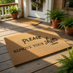 doormat, doormats, funny doormat, funny doormats, welcome mat, door mat, housewarming gift, remove your shoes, Front Door Mat, welcome doormat, coir doormat, new home gift, closing gift