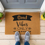 doormat, doormats, funny doormat, funny doormats, welcome mat, door mat, housewarming gift, front door mat, new home gift, coir doormat, entryway rug, good vibes doormat, custom doormat