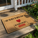 doormat, doormats, funny doormat, funny doormats, welcome mat, door mat, housewarming gift, funny welcome mat, new home gift, Wedding gift, couple gift, newlywed gift, couples doormat