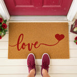 doormat, doormats, funny doormat, funny doormats, welcome mat, door mat, love doormat, Housewarming Gift, Front Door Mat, heart doormat, Coir Doormat, anniversary gift, couple doormat