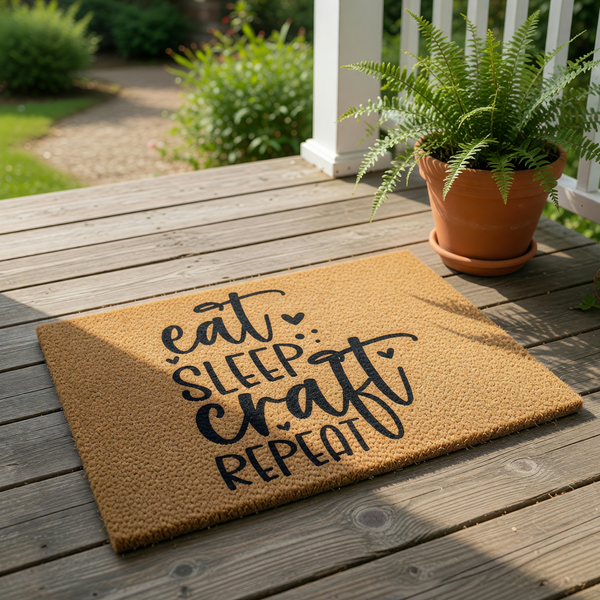 doormat, doormats, funny doormat, funny doormats, welcome mat, door mat, craft room decor, front door mat, gift for crafter, entryway mat, crafting gift, Housewarming Gift, creative gift