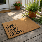 doormat, doormats, funny doormat, funny doormats, welcome mat, door mat, craft room decor, gift for crafter, Housewarming Gift, creative gift, welcome doormat, New Home Gift, Crafter Gift