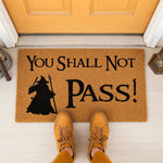 doormat, doormats, funny doormat, funny doormats, welcome mat, door mat, Housewarming Gift, Movie Lover Gift, Closing Gift, new home gift, Movie Doormat, welcome doormat, LOTR Doormat
