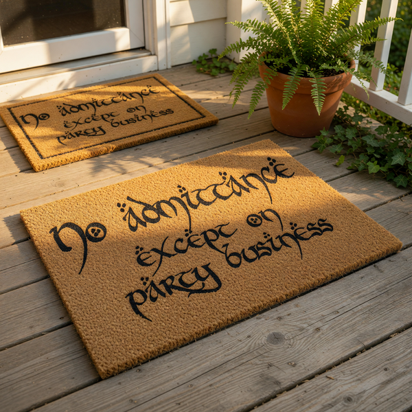 doormat, doormats, funny doormat, funny doormats, welcome mat, door mat, Housewarming Gift, lord of the rings, Movie Lover Gift, New Home Decor, Closing Gift, new home gift, LOTR Doormat