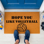 doormat, doormats, funny doormat, funny doormats, welcome mat, door mat, Housewarming Gift, Volleyball Doormat, Front Door Mat, Coir Doormat, volleyball gift, Sports Doormat, Welcome Doormat