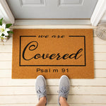 doormat, doormats, funny doormat, funny doormats, welcome mat, door mat, Christian Doormat, Housewarming Gift, Christian Gift, Religious Doormat, New Home Gift, Bible Verse Decor, Bible Verse Doormat