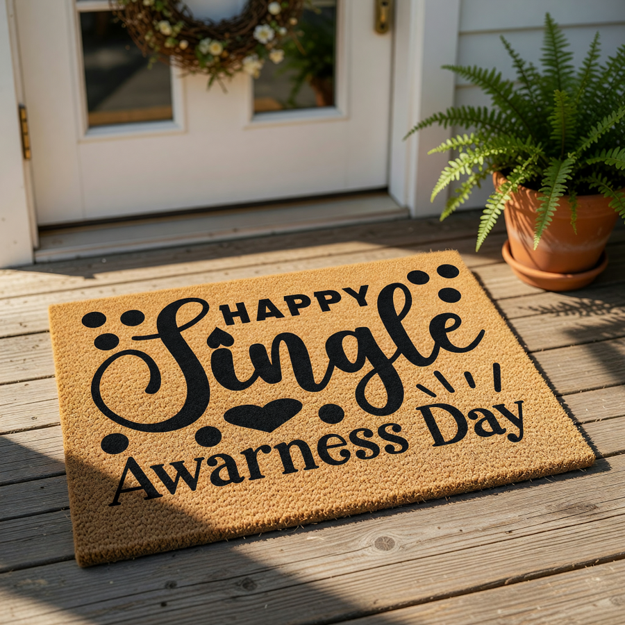 doormat, doormats, funny doormat, funny doormats, welcome mat, door mat, Valentine Day Gift, Galentine Gift, February Gift, Anti Valentine, Woman Gift, Bachelor Gift