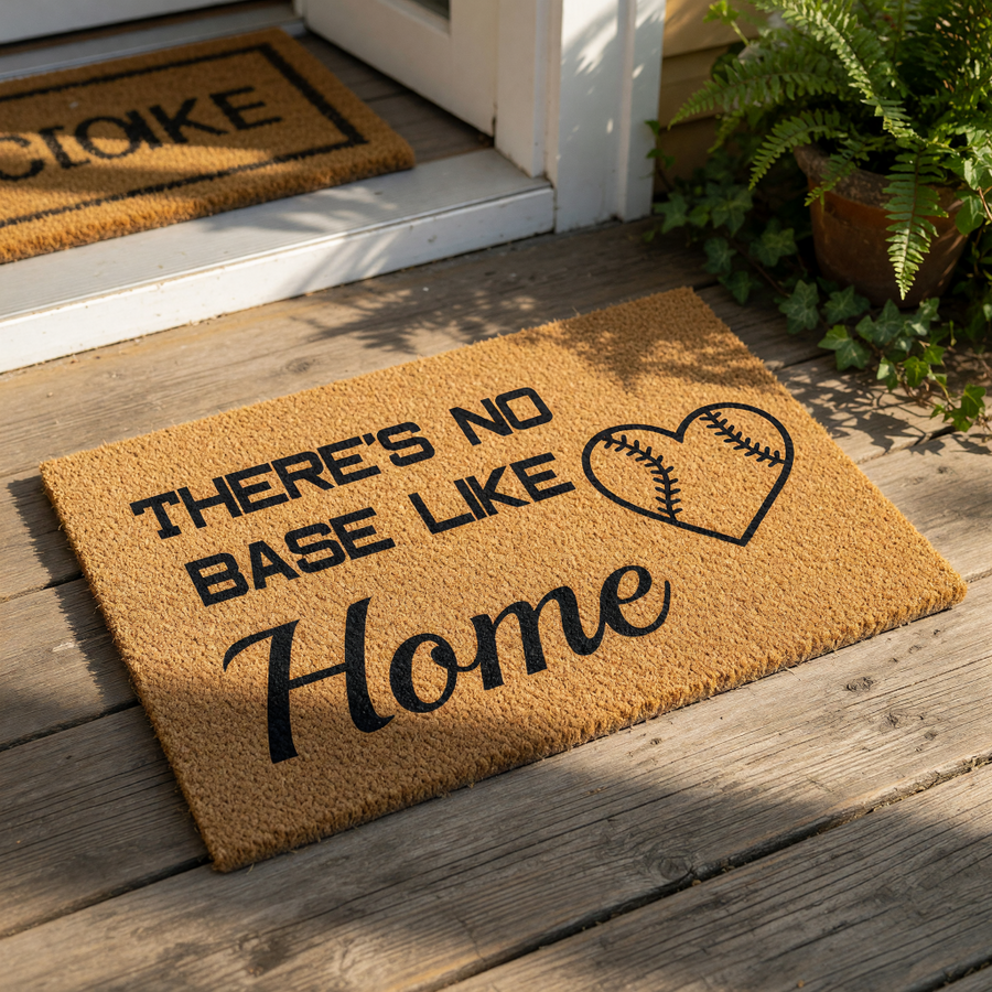 doormat, doormats, funny doormat, funny doormats, welcome mat, door mat, Baseball Doormat, housewarming gift, Sports Doormat, baseball gift, New Home Gift, Baseball Welcome Mat, Personalized Doormat