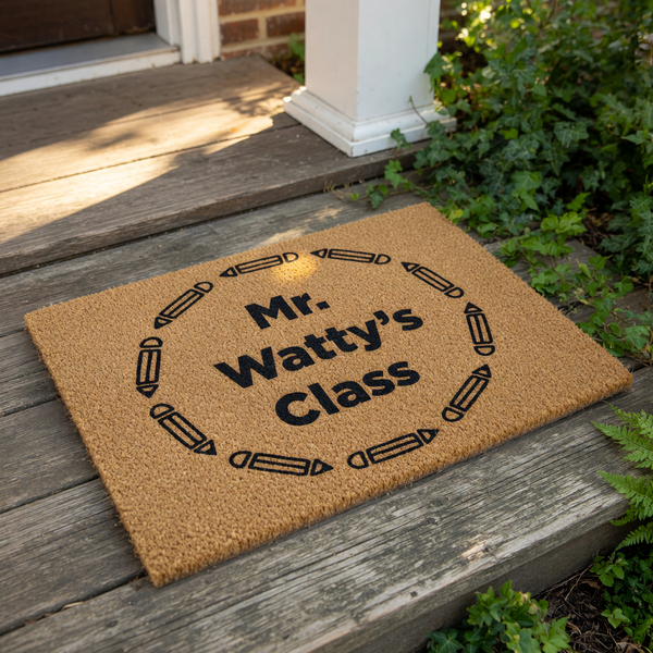 doormat, doormats, funny doormat, funny doormats, welcome mat, door mat, teacher doormat, Teacher Gift, Teacher Appreciation, back to school, Classroom Doormat, personalized doormat, Back to School Gift