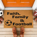 doormat, doormats, funny doormat, funny doormats, welcome mat, door mat, Football Doormat, Housewarming Gift, Football Lover Gift, Football Gift, Welcome Doormat, Sports Doormat, Football Welcome Mat