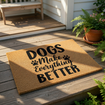 doormat, doormats, funny doormat, funny doormats, welcome mat, door mat, housewarming gift, Dog Lover Gift, dog mom gift, Pet Lover Gift, Dog Owner Gift, New Home Gift, closing gift
