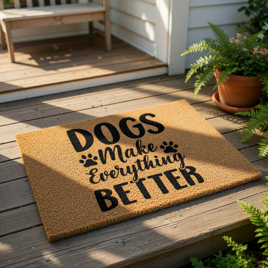 doormat, doormats, funny doormat, funny doormats, welcome mat, door mat, housewarming gift, Dog Lover Gift, dog mom gift, Pet Lover Gift, Dog Owner Gift, New Home Gift, closing gift