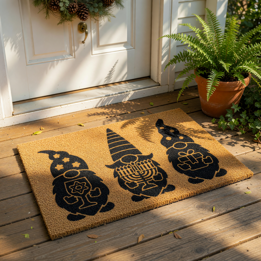 doormat, doormats, funny doormat, funny doormats, welcome mat, door mat, hanukkah gifts, Hanukkah Doormat, holiday gift, Hanukkah Decor, Jewish Doormat, hanukkah gift, Hanukkah Door Mat