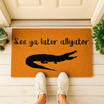 doormat, doormats, funny doormat, funny doormats, welcome mat, door mat, housewarming gift, alligator doormat, funny door mat, coir doormat, front door mat, new home gift, cute doormat