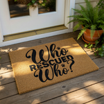 doormat, doormats, funny doormat, funny doormats, welcome mat, door mat, dog doormat, Rescue dog, Dog mom, Housewarming Gift, New Home, Moving Gift, Adoption Gift