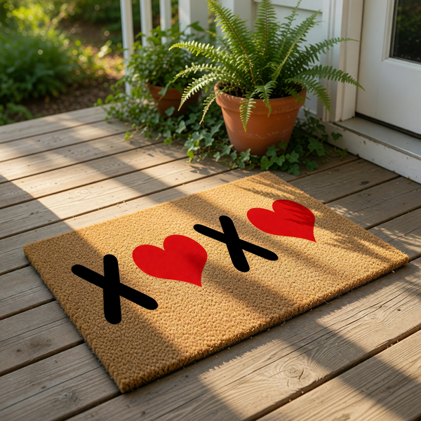 doormat, doormats, funny doormat, funny doormats, welcome mat, door mat, heart doormat, valentines doormat, coir doormat, front door mat, valentines day gift, valentines day mat, valentine doormat